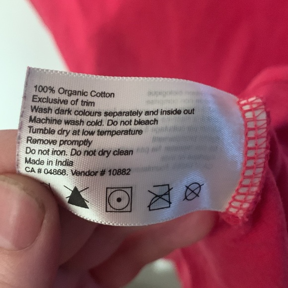 Super Cute Mountain Equipment Co Op Hot Pink Sleeveless Organic Cotton T SZ S 😍 - Picture 5 of 6